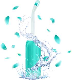 HASTHIP 500ml Portable Retractable Travel Bidet with Bag/2 Nozzles for Toilet (Green)