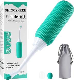 SHIGOSHREE Plastic Retractable Handheld Water Spray Bidet 500ML Bidet Nozzle