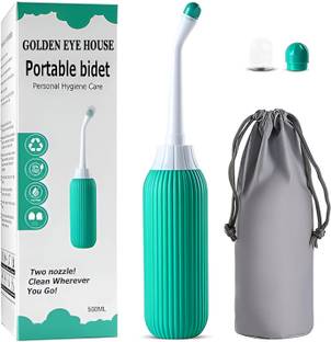 GOLDENEYEHOUSE 500ML Plastic Retractable Handheld Water Spray Portable Bidet, Easy-to-use Bidet Nozzle