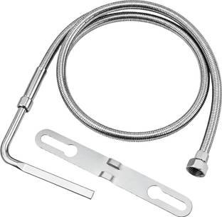 Prayag L-Bend Stainless Steel Jet Spray with 1 meter Tube, High Pressure Manual Bidets