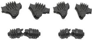 MJAuto Rubber Compatible for Yamaha RX-100 (Pack of 8) Bike Air Filter Cover