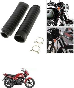 SRPHERE Motorcycle Front Fork Cover Shock Protector Dust Guard For Hero Splendor NXG Motorcycle Fork Cover