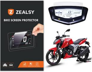Zealsy APACHE RTR 200 4V 160 4V Bike Display Screen Guard
