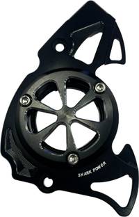acube mart CNC Front Chain Sprocket Cover For R15 V3, MT 15 black Bike Chain Guard