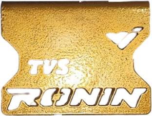 Yuvraj Industries TVS Ronin golden fluid cap cover Handlebar Hand Guard