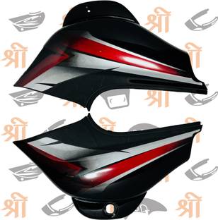 SHREE Bajaj CT 100 Black Red Bike Crash Guard