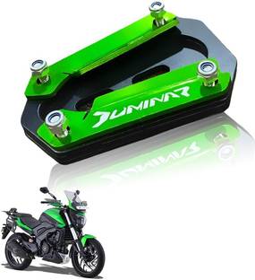Moto Genius Side Stand Extender for Dominar 250 & 400 | Heavy-Duty Stability Support (Green) Bike Crash Guard