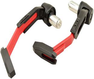 waytwogmart Universal Brake Clutch Protect Lever Guard CNC Handlebar Protector (22 mm, Red) Bike Crash Guard