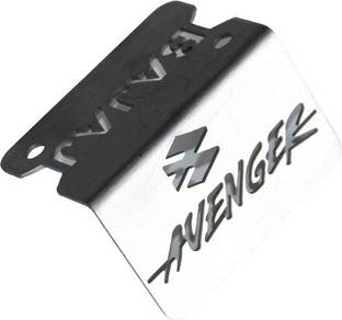 OBEROI'S TRADERS Premium Brushed Stainless Steel Front Disc Brake Master Cylinder Guard for Bajaj Avenger Bike Crash Guard