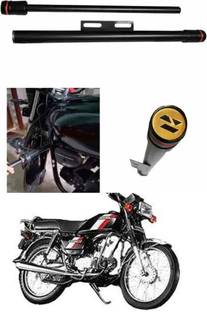 E-Shoppe NEW STYLISH HEAVY SINGLE ROD OPEN LEG GUARD FOR CD 100 SS Bike Crash Guard