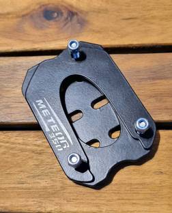 Durior Premium Side Stand Extender for Meteor 350 (MATT Black) Bike Crash Guard