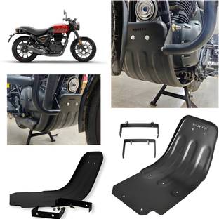RS ACESSORIES HUB BEST Metal Premium Heavy Quality Engine Guard,Sump Guard for RE Hunte.r 350 cc Bike Crash Guard