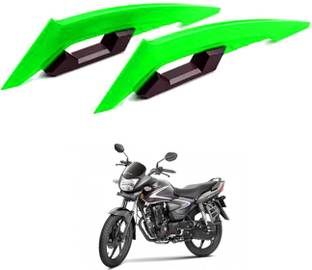 XZRTZ Winglet, Scratch Resistant Universal Sturdy Side Spoiler(Yellow) forCB Shine Bike Crash Guard