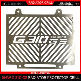 BIKER SHOPPEE BMW G 310 GS RADIATOR PROTECTOR GRILL STAINLESS STEEL Bike Radiator Guard