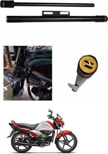 E-Shoppe NEW STYLISH HEAVY SINGLE ROD OPEN LEG GUARD FOR MotoCorp Splendor iSmart Bike Crash Guard