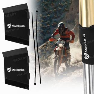 Vagary Bike Front Fork Seal Covers, Waterproof Fabric, Dust & Dirt Protector Motorcycle Fork Cover
