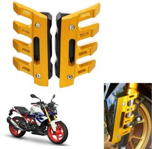 Vagary Golden CNC Shocker Protector Front Fender Slider Guard for BMW G310 GS / G310R Bike Crash Guard