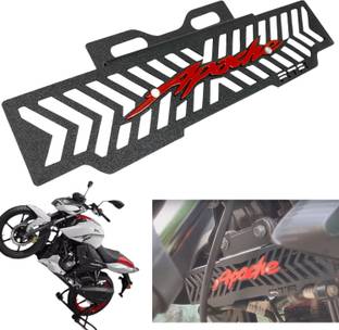 Dhe Best Bike New Design Radiator Guard Grill / Cover For TVS Apache RTR 160 4V Bike Radiator Guard