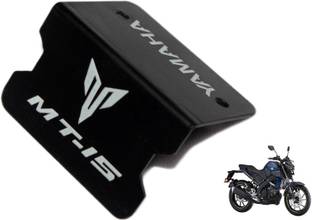 OBEROI'S TRADERS MT 15 Stainless Steel Front Disc Brake Fluid Reservoir Oil Cap Protector Cover Bike Crash Guard