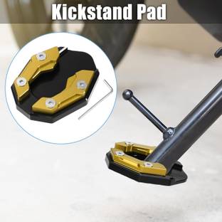Vagary Golden CNC Side Stand Extender Foot Kickstand for Yamaha Aerox 155 Bike Crash Guard
