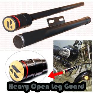 Znee Smart AN-T1 HEAVY SINGLE ROD OPEN LEG GUARD FOR ALL HERO Bike Crash Guard