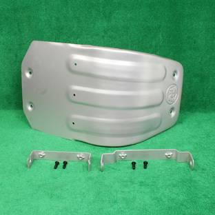 MEYOU BULLET SILVER METAL SUM GUARD ENGINE GUARD, REBORN CLASSIC 350 AND METEOR 350 Bike Engine Guard