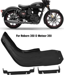 MEYOU BULLET BLACK METAL SUM GUARD ENGINE GUARD, REBORN CLASSIC 350 AND METEOR 350 Bike Engine Guard