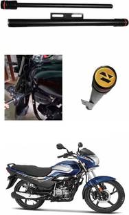 E-Shoppe NEW STYLISH HEAVY SINGLE ROD OPEN LEG GUARD FOR MotoCorp Super Splendor Bike Crash Guard