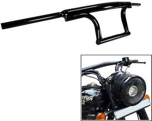 Shreeji Accessorie Handlebar Dual Curved Stylish Handle Bar Rod Standard 350 Twin Spark Bike Leg Guard