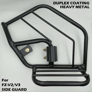 Znee Smart NEW HEAVY METAL SIDE GUARD FOR YAMAHA FZ V2/V3 Bike Saree Guard