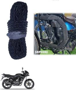 SRPHERE Bike Crash Guard Black Rope 12 Meter Long For Pulsar PQ
