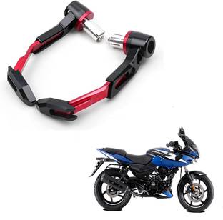 ROYAL AUTO MART RED CNC Adjustable Lever Protector Guard for universal for Bike_27 Handlebar Hand Guard