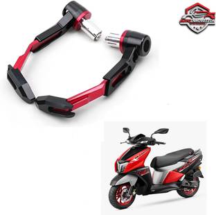 Autoinnovation RED CNC Adjustable Lever Protector Guard for universal for Bike_120 Handlebar Hand Guard