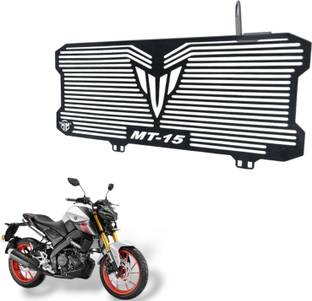 HIMOTORS Yamaha MT 15 D2 BLACK Bike Radiator Guard