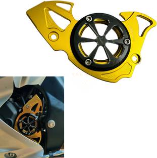 Vagary Golden CNC Aluminium Front Chain Sprocket Cover for Yamaha R15 V4,V3,R15M, MT 15 Bike Chain Guard