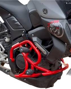 ZOJILA Supper Heavy Quality Metal Red Crash Guard With 4 Sliders Compatible MT-15