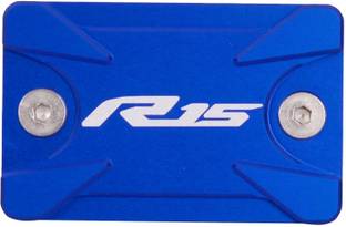 Moto Genius R15 V3|V4 & M Red CNC Aluminium Alloy Disk Oil Cap Cover Guard Bike Crash Guard