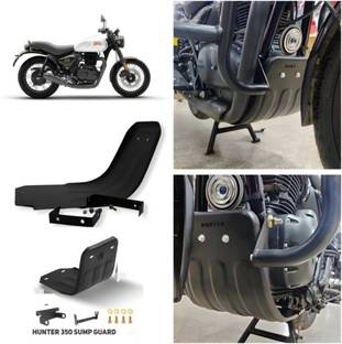SWIFT7 HUNTER SUM GUARD FOR ROYAL ENFIELD BLACK STRONG MATERIAL MADE IN INDIA Bike Engine Guard