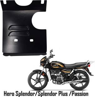 DAZZRIDE ENGINE PLATE SAFETY PLATE FOR HERO BIKES SPLENDOR FIREFLY GOLD Bike Engine Guard