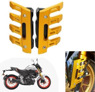 Vagary Golden CNC Shocker Protector Front Fender Slider Guard for Yamaha MT-15 Bike Crash Guard