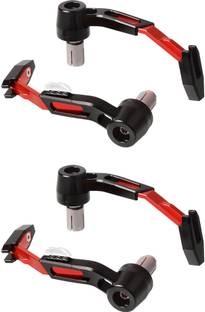 PRTEK Universal 7/8in 22mm Aluminum Handlebar Brake Clutch Lever Hand Guard FOR BIKE Bike Crash Guard