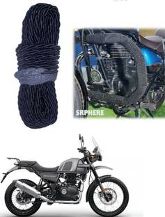 SRPHERE Bike Crash Guard Black Rope 12 Meter Long For Himalayan
