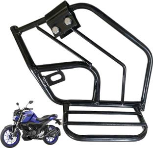Dhe Best Good Side Guard Saree Guard With Ladies foot rest / footrest for Yamaha FZS V4 Bike Saree Guard