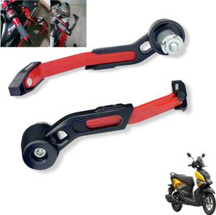 Generox CNC Aluminium Lever Guard Red For RayZR 125 Fi Bike Crash Guard