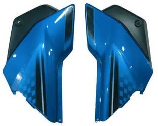 Mudsor GLAMOUR T7 SIDE PANEL-BLUE Bike Radiator Guard