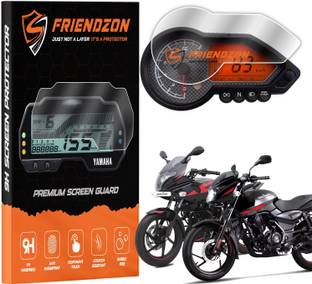 FriendZon 9H Nano Screen Protector Scratch Guard For Bajaj Pulsar 125, 150, 180F, 220F Bike Crash Guard