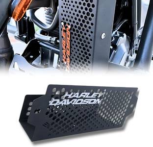 PHANTOM White Radiator Guard for Harley-Davidson X440 Heavy-Protection Rust-Resistant Bike Crash Guard