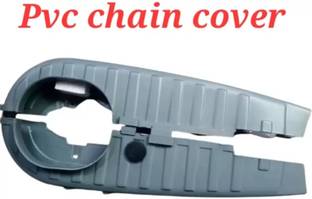 BIKEBLOOM Chain cover pvc for splendor plus/pro (grey colour) plastic Bike Crash Guard