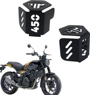 HIMOTORS Rear Brake Oil Container Guard Black Compatible with RE Guerrilla 450cc Bike Crash Guard