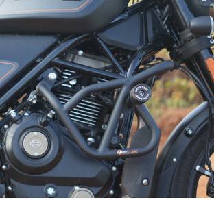 auto trends HARLEY 440 X HEAVY CRASH GUARD WITH SLIDERS